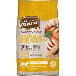 Merrick健康粒子健康减肥狗食品4lb包