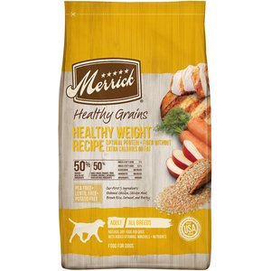 Merrick puppy food outlet chart