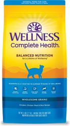 Wellness Complete Health Chicken & Rice Dry Cat Food, 5-lb bag