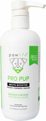 Pawlife Pro Pup Broth Booster Smoked Chicken Bone Broth Flavor Liquid Dog Supplement, 16-oz bottle