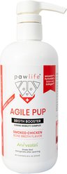 Pawlife Agile Pup Broth Booster Smoked Chicken Bone Broth Flavor Liquid Dog Supplement, 16-oz bottle, 16-oz bottle