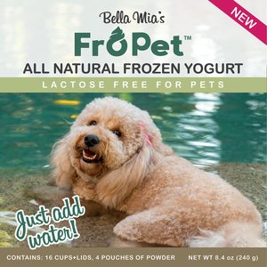 FroPet All Natural Frozen Yogurt Lactose-Free Dog & Cat Treats, 16 count