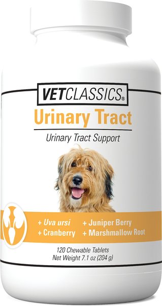 VetClassics Urinary Tract Chewable Tablets Dog Supplement, 120 count