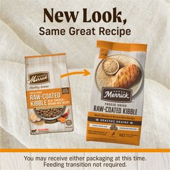 Merrick Healthy Grains Raw-Coated Kibble Real Chicken + Brown Rice Recipe Freeze-Dried Dry Dog Food, 22-lb bag slide 2 of 8