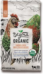 Purina Beyond High Protein Organic Chicken, Egg & Sweet Potato Recipe Dry Dog Food, 3-lb bag