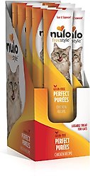 Nulo Freestyle Perfect Purees Chicken Recipe Grain-Free Lickable Cat Treats, 0.5-oz, case of 48