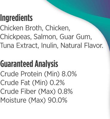 Show full view: Nulo Freestyle Perfect Purees Chicken & Salmon Recipe Grain-Free Lickable Cat Treats, 0.5-oz, pack of 6 slide 7 of 9