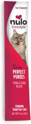 Nulo Freestyle Perfect Purees Tuna & Crab Recipe Grain-Free Lickable Cat Treats, 0.5-oz, case of 48 slide 2 of 8