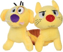 Fetch For Pets Nickelodeon CatDog Squeaky Plush Dog Toy