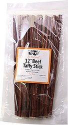 GoGo Pet Products Beef Taffy Stick Dog Treats, 12-in, 12 count