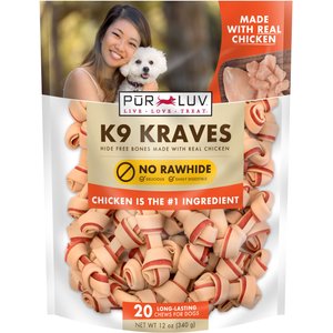 Pur Luv K9 Kraves Chicken Dog Treats, 20 count