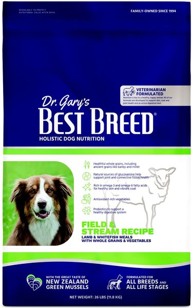 DR. GARY S BEST BREED Field Stream Recipe Lamb Whitefish Meals