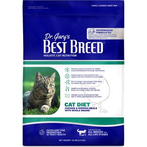 Dr. Gary's Best Breed Holistic All Life Stages Dry Cat Food, 12-lb bag