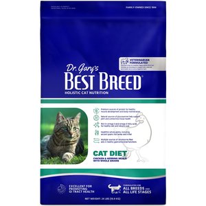 Dr. Gary's Best Breed Holistic All Life Stages Dry Cat Food, 24-lb bag