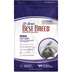 Dr. Gary's Best Breed Holistic Grain-Free All Life Stages Dry Cat Food, 24-lb bag