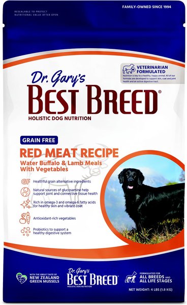 DR. GARY S BEST BREED Grain Free Red Meat Recipe Dry Dog Food 4