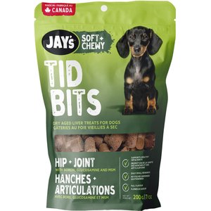 Jay's Soft & Chewy Tid Bits Hip & Joint Dog Treats, 7-oz bag