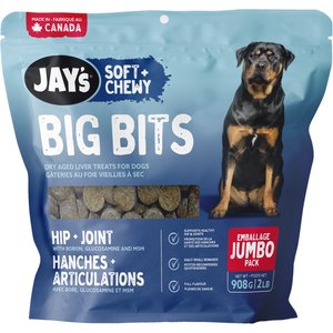 Jay's Soft & Chewy Big Bits Hip & Joint Dog Treats, 32-oz bag