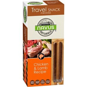 Navus Naturals Travel Snacks Chicken & Lamb Recipe Dog Treats, 5.3-oz bag