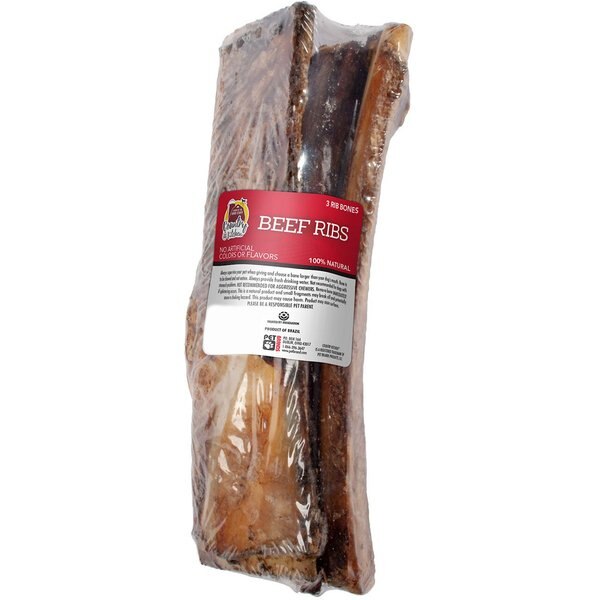 COUNTRY KITCHEN Beef Rib Bones Dog Treat, 3 count