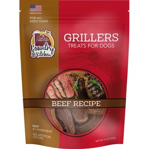 Country Kitchen Grillers Beef Recipe Dog Treats, 10-oz bag
