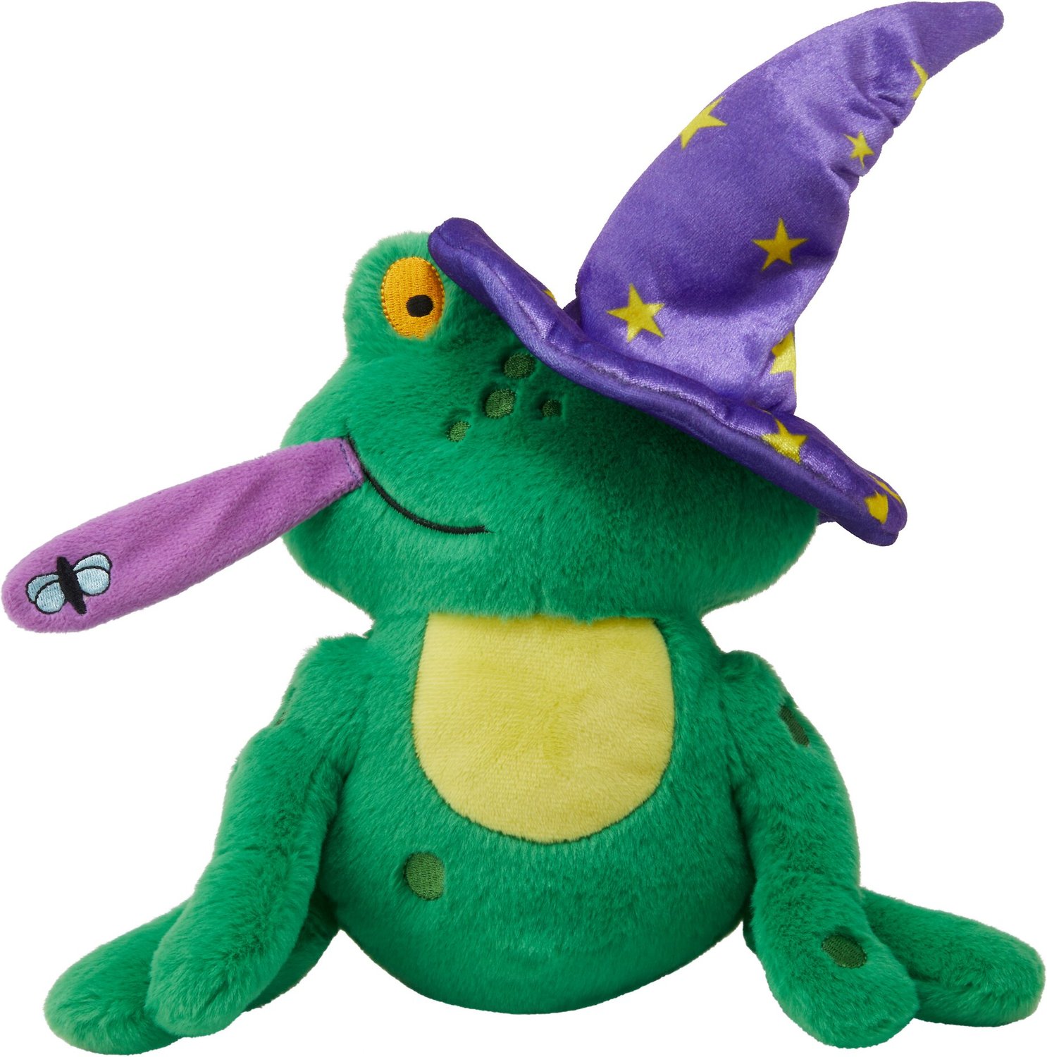 FRISCO Magic Wizard Frog Plush Squeaky Dog Toy - Chewy.com