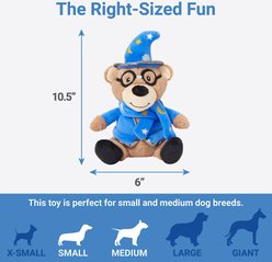 Frisco Magic Wizard Bear Plush Squeaky Dog Toy slide 2 of 3