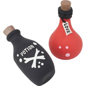 Frisco Magic Potions Latex Squeaky Dog Toy, 2 count