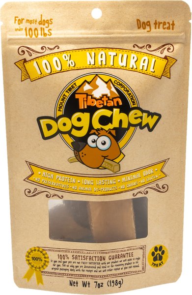 Tibetan Dog Chew Jumbo Breed Grain-Free Dog Treats, 7-oz bag slide 1 of 9