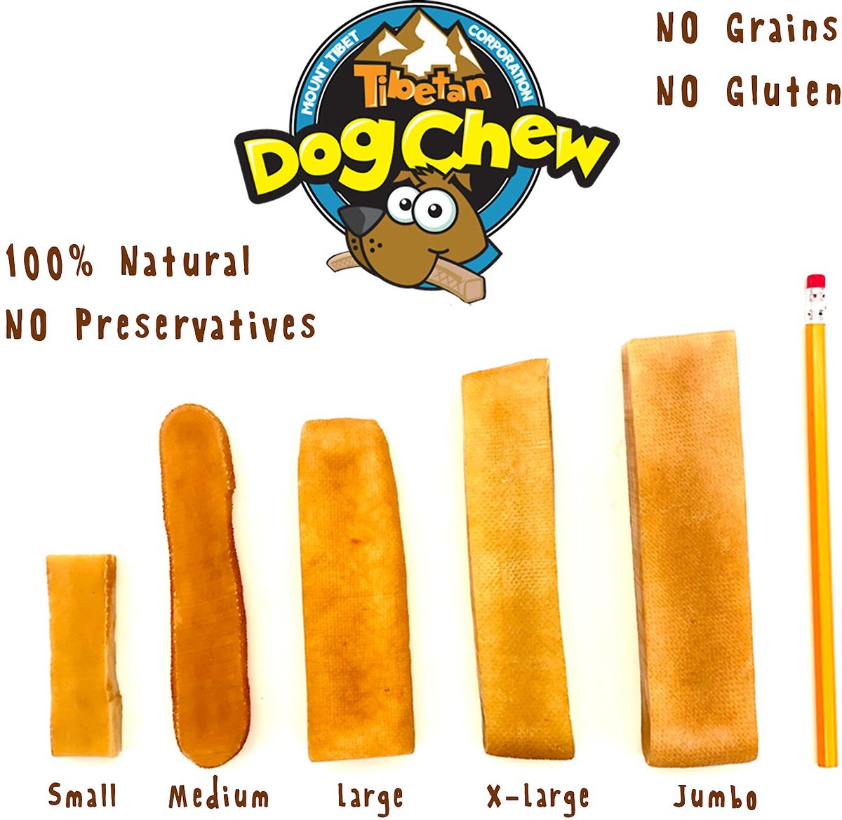 Tibetan dog outlet chews