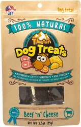 Tibetan Dog Treats Beef 'n' Cheese Grain-Free Dehydrated Dog Treats, 3.5-oz pouch slide 1 of 7