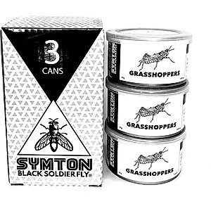 Symton Grasshoppers Canned Reptile Treats, 35-g, count of 3