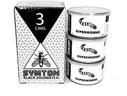 Symton Superworms Canned Reptile Treats, 35-g, count of 3