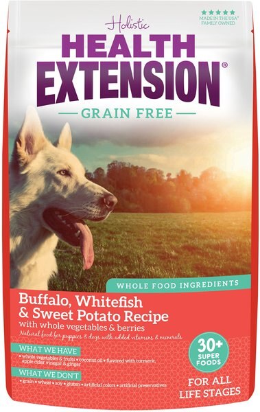 Health Extension Grain-Free Buffalo & Whitefish Recipe Dry Dog Food, 1-lb bag slide 1 of 7