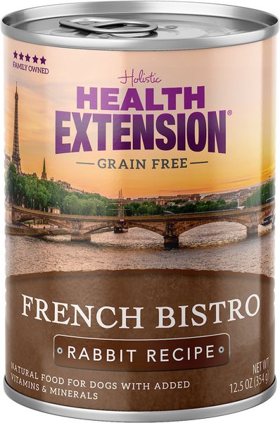 Health Extension French Bistro Rabbit Recipe Canned Dog Food