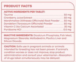 PetsPrefer Urinary Tract Health Fish Flavor Tablet Cat Supplement, 90 count slide 2 of 3
