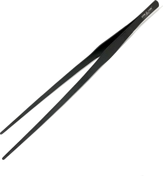 Wood Feeding Tongs Extra Long 11 for Feeding Live Fish, Reptiles & More 