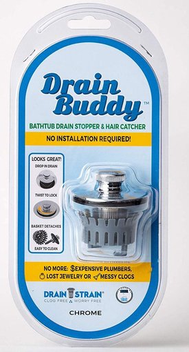 Drain Buddy: Bathroom Hair Catcher & Sink Stopper Solutions