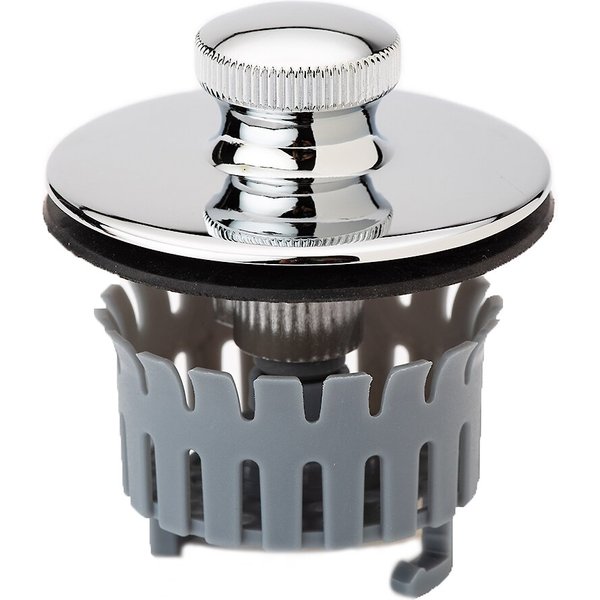 DRAIN BUDDY Sink Drain Stopper & Replacement Basket, Chrome