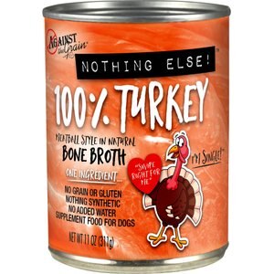 Against the Grain Nothing Else! Turkey Recipe Limited Ingredient Diet Wet Dog Food, 11-oz can, case of 12