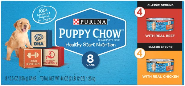 Purina puppy chow soft and crunchy best sale