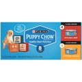 Purina Puppy Chow Pate Real Beef & Chicken Wet Puppy Food Variety Pack, 5.5-oz can, case of 8