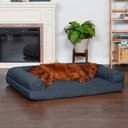 FurHaven Quilted Orthopedic Sofa Cat & Dog Bed with Removable Cover, Iron Gray, Jumbo