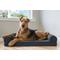 Show in main carousel: FurHaven Quilted Memory Top Bolster Cat & Dog Bed with Removable Cover, Iron Gray, Large slide 1 of 10