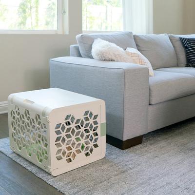 Show full view: KindTail Pawd Collapsible Dog & Cat Crate, White slide 5 of 6