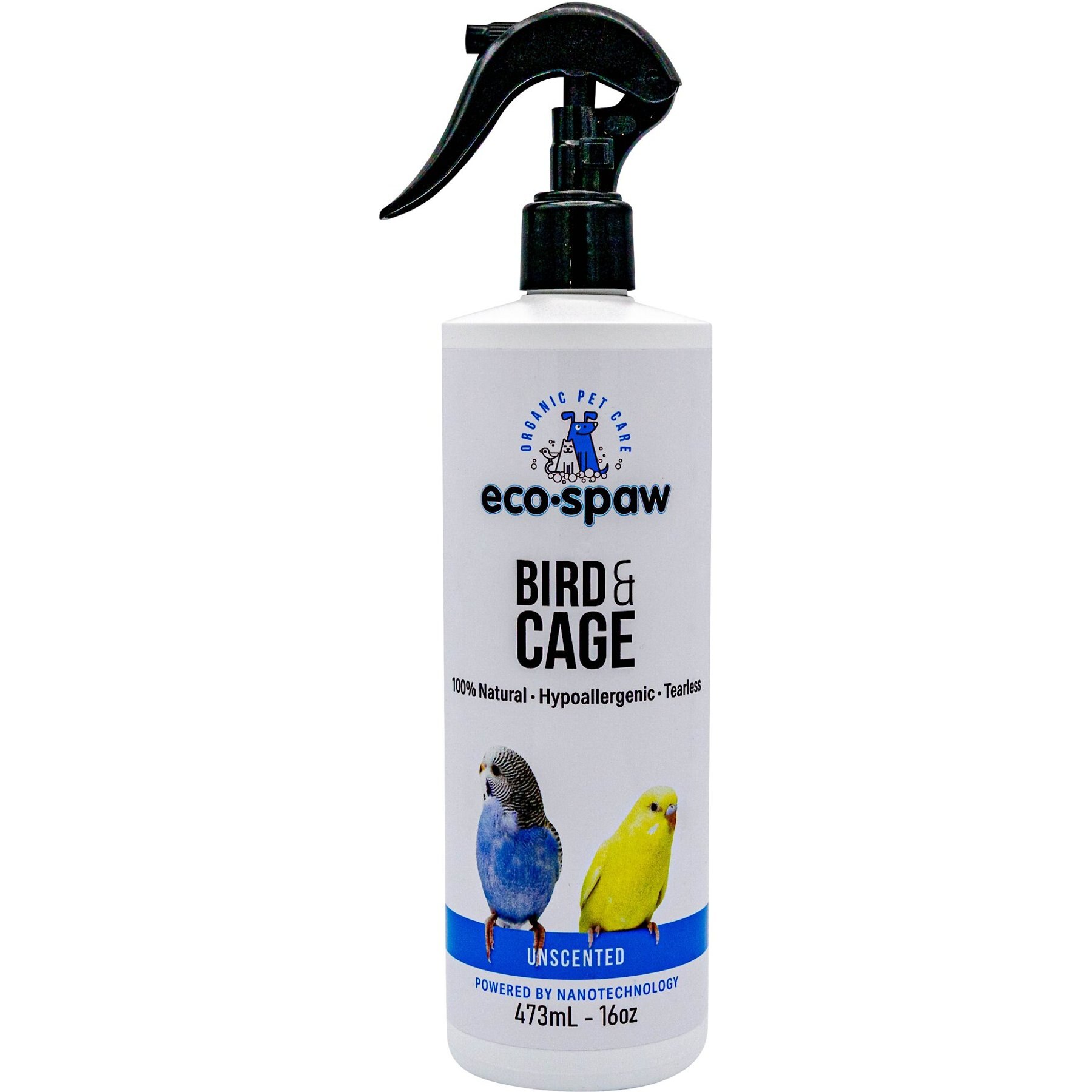 ECOSPAW Unscented Bird & Cage Cleaner, 16oz bottle