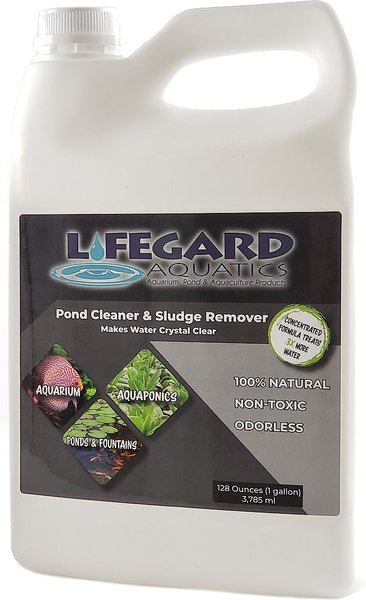 Lifegard Aquatics Pond Cleaner & Sludge Remover Pond Treatment, 128-oz bottle slide 1 of 3