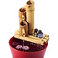 Lifegard Aquatics Bamboo 3-Tier Fish Aquarium Fountain & Quiet One Pump, Small
