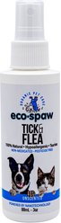 EcoSpaw Unscented Flea & Tick Dog & Cat Spray, 3-oz bottle