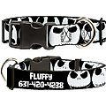 Buckle-Down Polyester Personalized Dog Collar, Disney Nightmare Before Christmas, Large